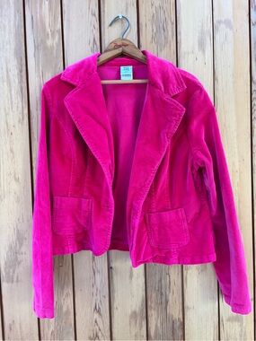 Levi's Hot Pink Corduroy Blazer Jacket